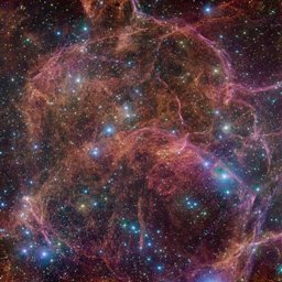 Remanente de supernova en la constelación de Vela